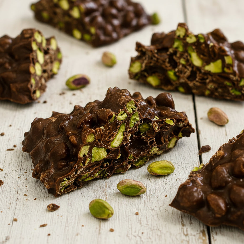 PistaChó Dark | Crocante Pistacho Chocolate vegano 60%