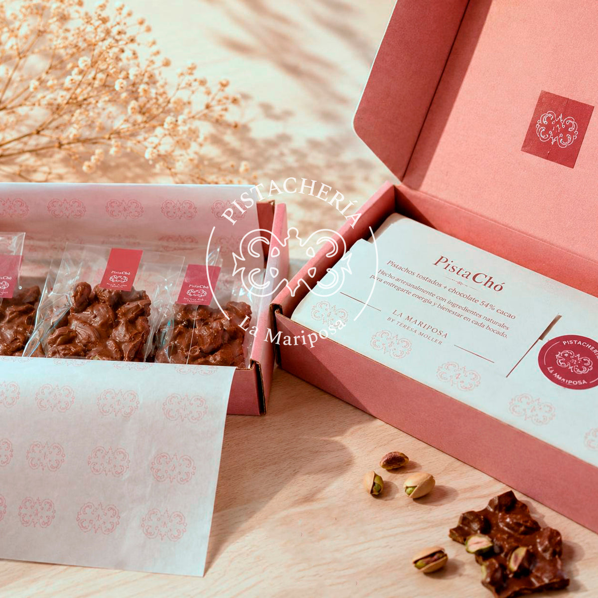 PistaChó Dark | Crocante Pistacho Chocolate vegano 60%