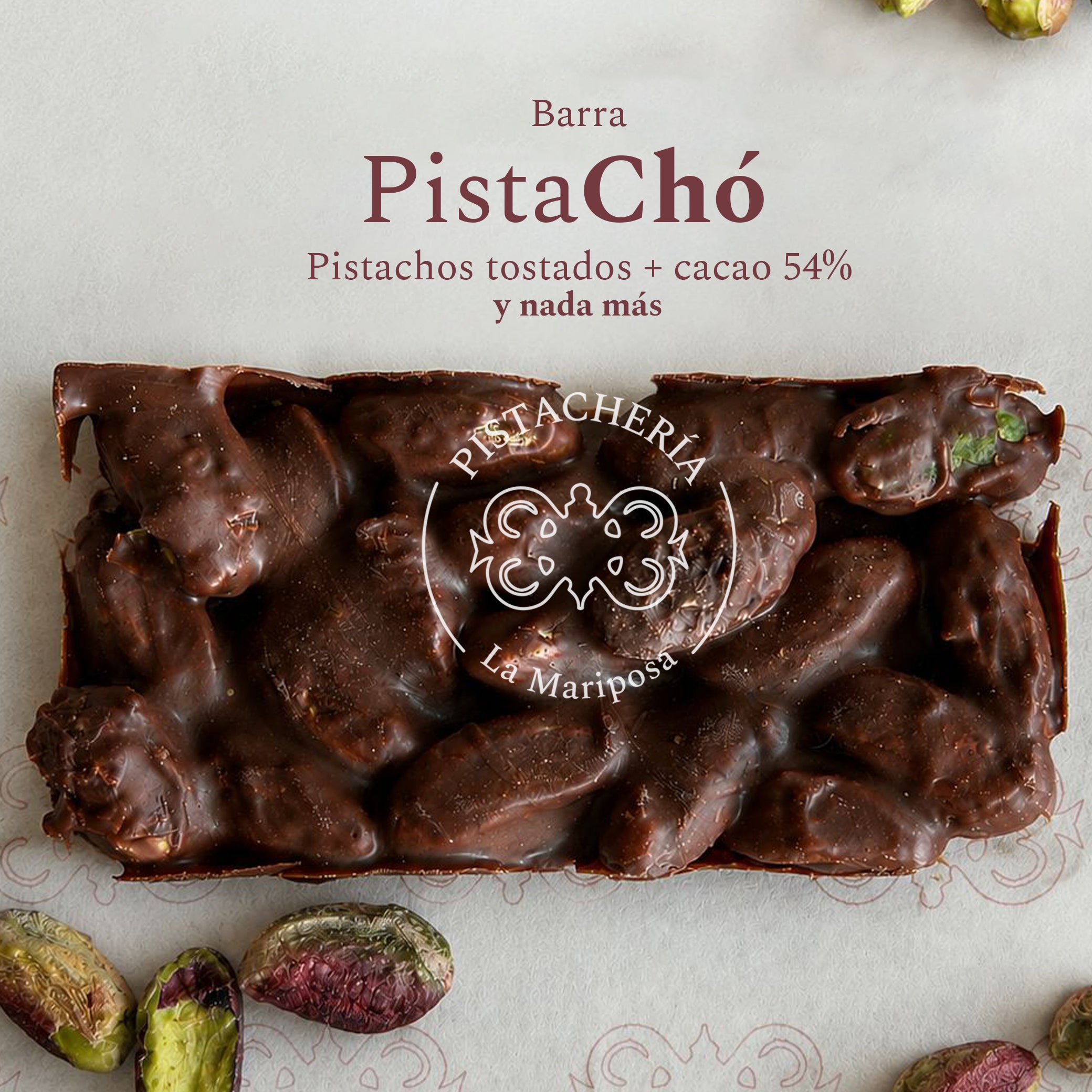 PistaChó - Barrita Dark Milk (54% cacao)